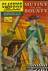 Classics Illustrated [Gilberton] (1941) 100 (Mutiny On The Bounty) HRN169 (9th Print)