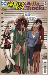 Harley And Ivy Meet Betty And Veronica [DC] (2017) 1 (Variant Adam Hughes Cover)