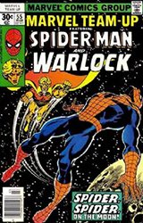 Marvel Team-Up (1st Series) (1972) 55 (Spider-Man / Warlock) (Newsstand Edition)
