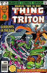 Marvel Two-In-One (1st Series) (1974) 65 (The Thing / Triton) (Newsstand Edition)