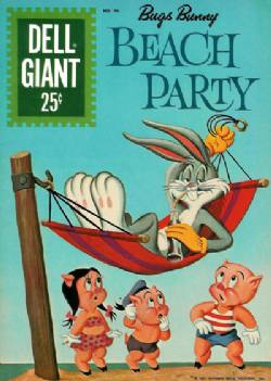 Dell Giant [Dell] (1959) 46 (Bugs Bunny's Beach Party)