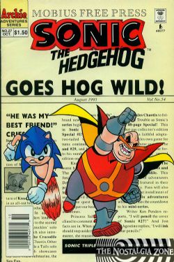 Sonic The Hedgehog (2nd Archie Series) (1993) 27 (Direct Edition)