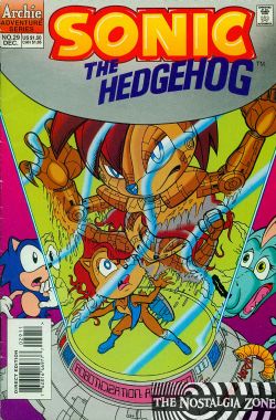 Sonic The Hedgehog (2nd Archie Series) (1993) 29 (Newsstand Edition)