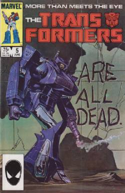 Transformers (1984) 5 (1st Print) (Direct Edition)