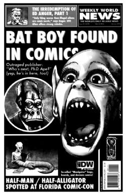 Weekly World News (2010) 1 (Variant Black And White Cover)