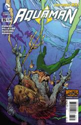 Aquaman [DC] (2011) 35 (Variant Monsters Of The Month Cover)