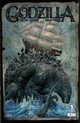 Godzilla: Here There Be Dragons [IDW] (2023) 1 (Variant Tyler Kirkham Cover)